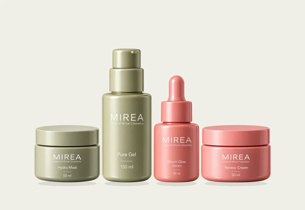 Dr. MIREA Complete Routine: Hydra Mask, Pure Gel, Bloom Glow Serum and Renew Cream